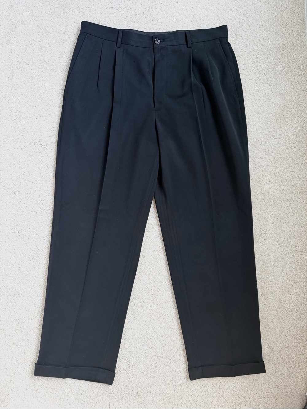 Claiborne Black Pleated Dress Pants